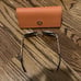 Tory Burch Gold Lattice Laser Cut Sunglasses With Orange Case