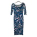 Yumi Kim Women's Off The Shoulder C'est La Vie Jersey Midi Dress Size S Blue NWT