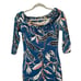 Yumi Kim Women's Off The Shoulder C'est La Vie Jersey Midi Dress Size S Blue NWT