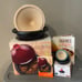 Le Creuset Tagine, Tagine & Couscous Book recipes, and mini/petite Tagine blue