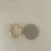 Solid 10k Gold Twisted Hoop Earring