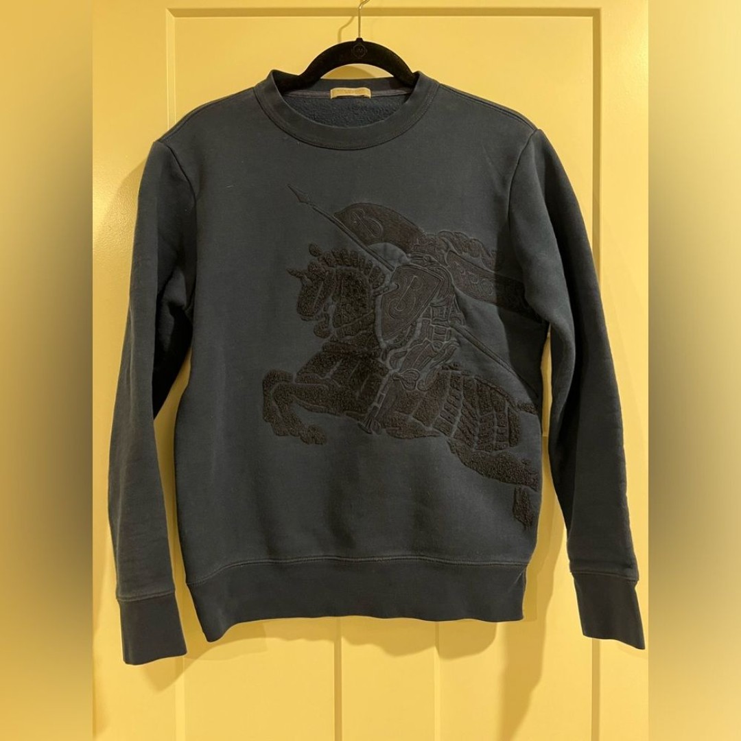 Burberry Classic Crew Neck Sweater With Horse AUTHENTIC Burberry Classic Crew Neck Sweater With Horse AUTHENTIC