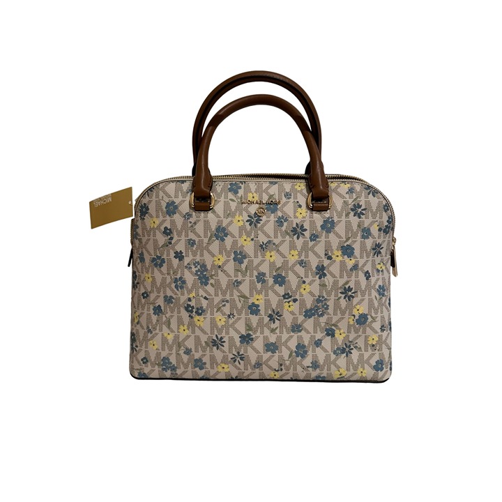 MICHAEL KORS Daisy Large Dome Floral Satchel Handbag NEW
