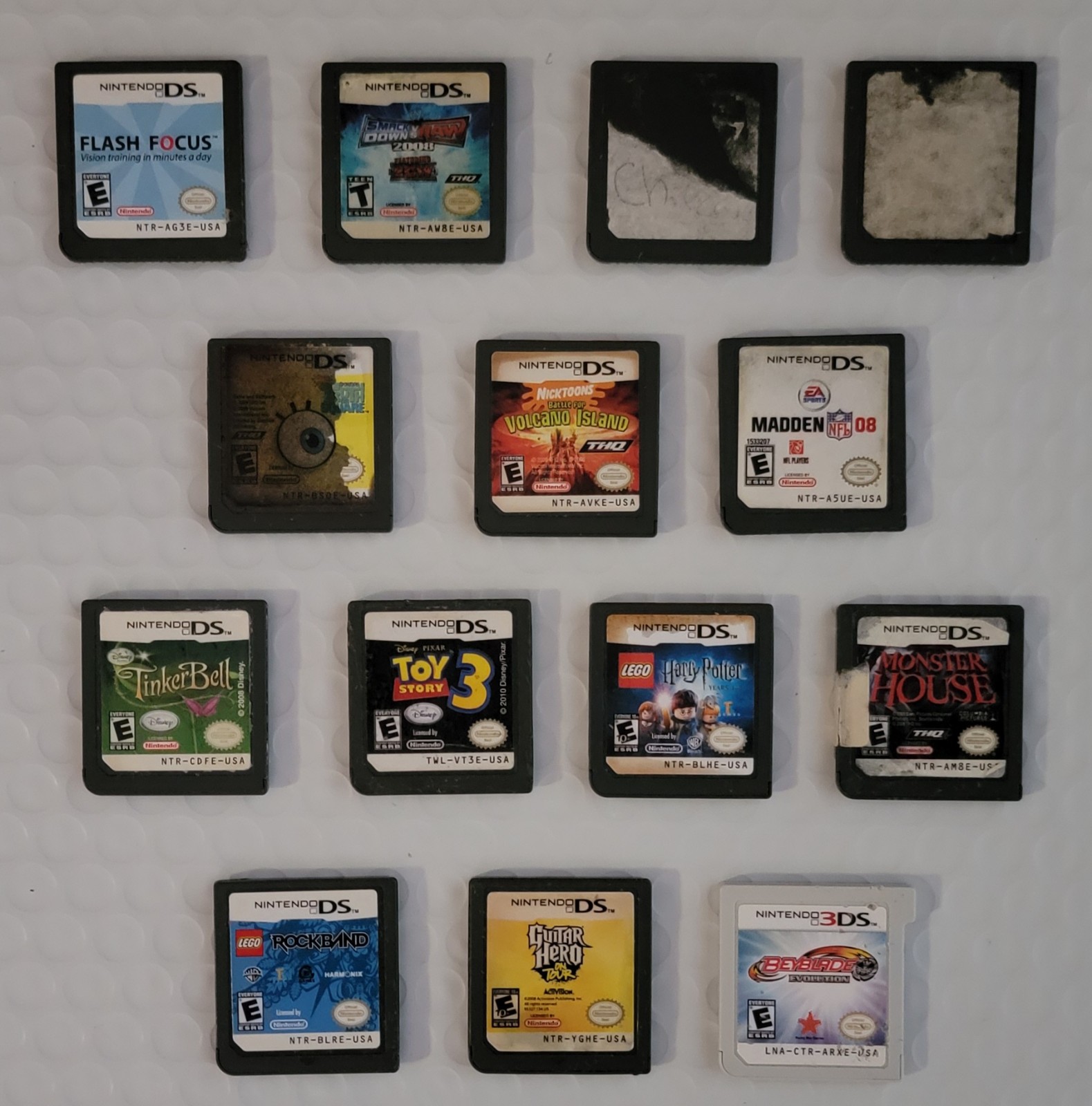 Nintendo DS Lot Of 14 Games Authentic Cleaned Mario and Sonic LEGO Harry Potter