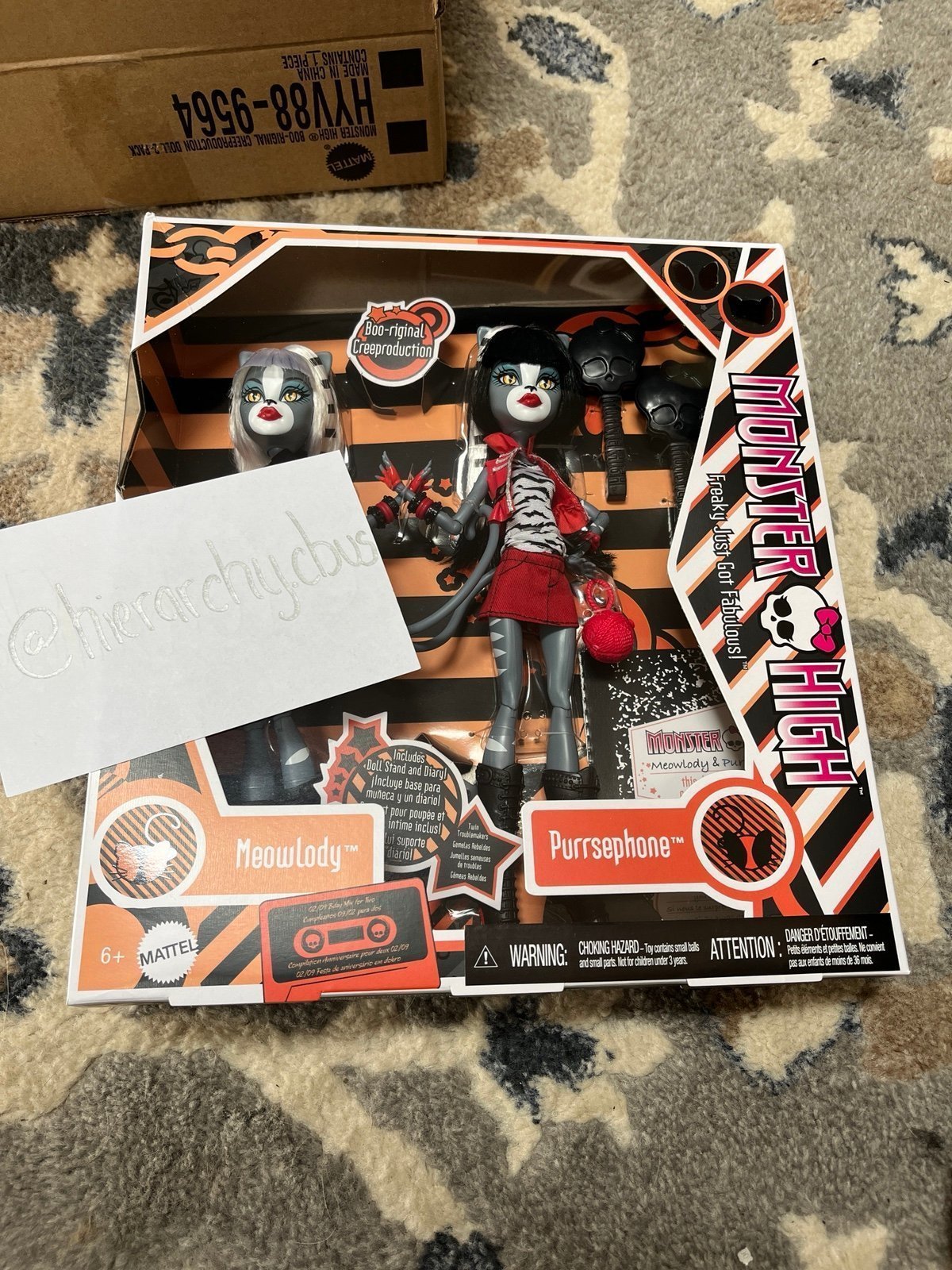 Monster High Boo-Riginal Creeproduction Meowlody And Purrsephone 2 Pack ShipsNow
