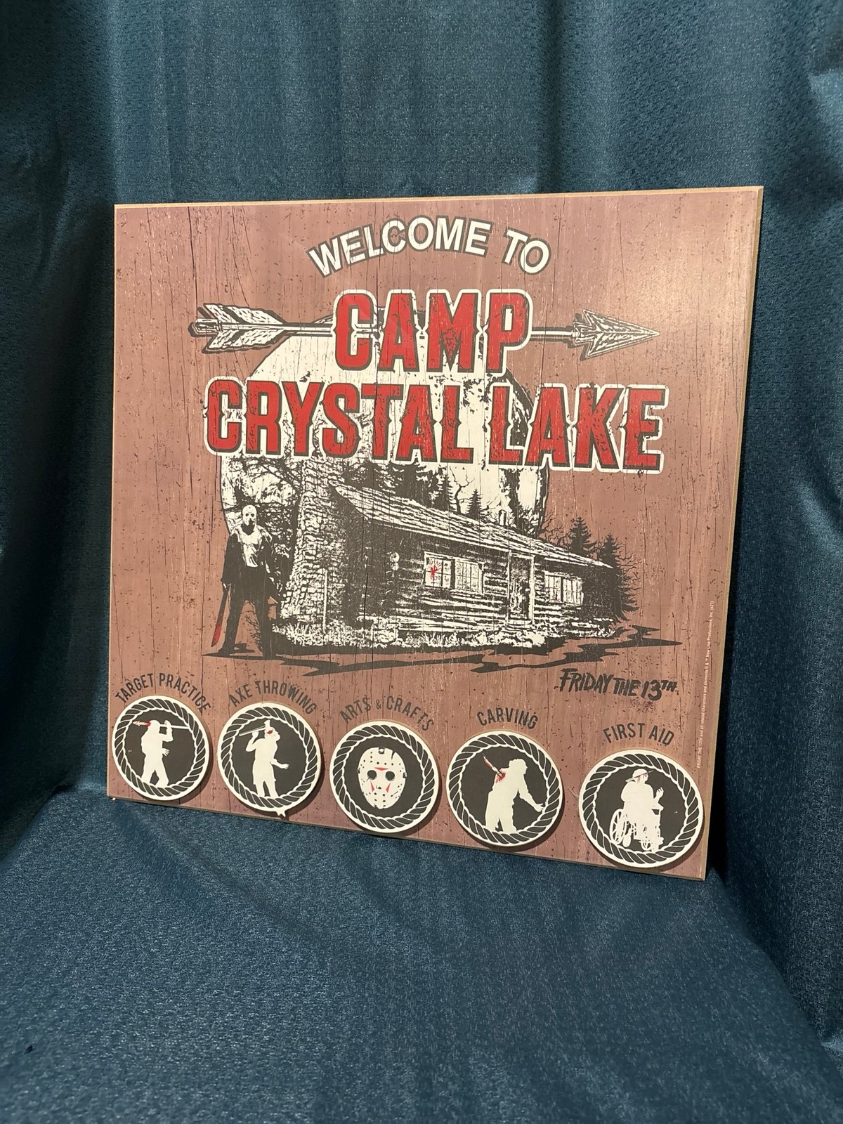Camp Crystal Lake Friday the 13th sign