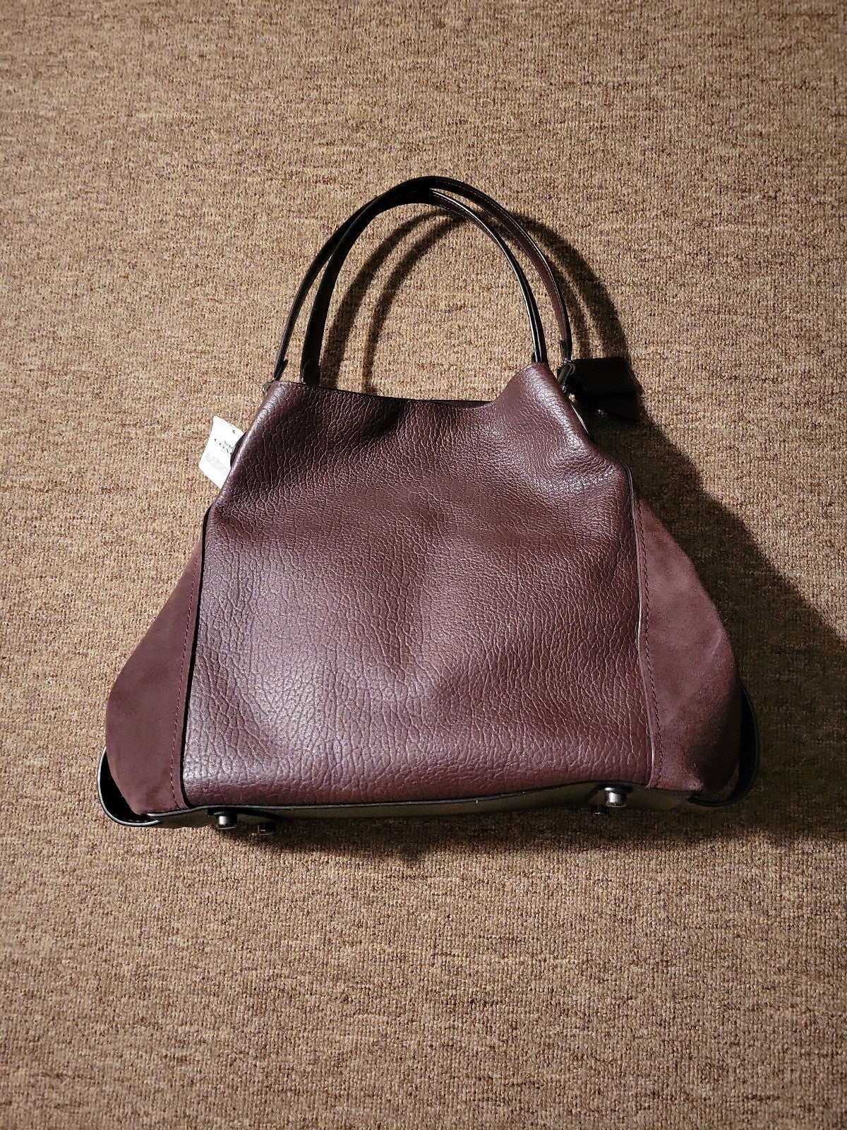 Coach Mixed Leather shops Edie 42 handbag, tote NWT