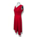 Donna Karan Women’s Plus Asymmetric Hem Red Scuba Dress 16