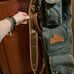 Thorza Sunday Shoulder Golf Bag Men Women Green Brown Light Weight Single Strap