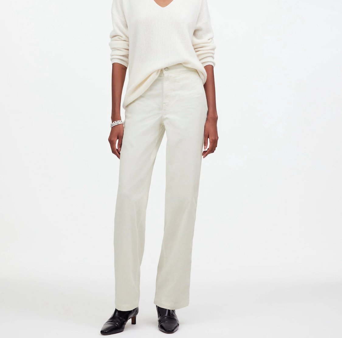 Madewell Emmett Wide Leg Corduroy Pants
