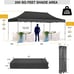Pop Up Canopy 10x20,Heavy Duty Commercial Canopy Tent, Waterproof Outdoor Canopy