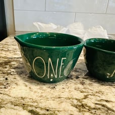Rae Dunn Green Measuring Cups