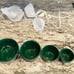 Rae Dunn Green Measuring Cups