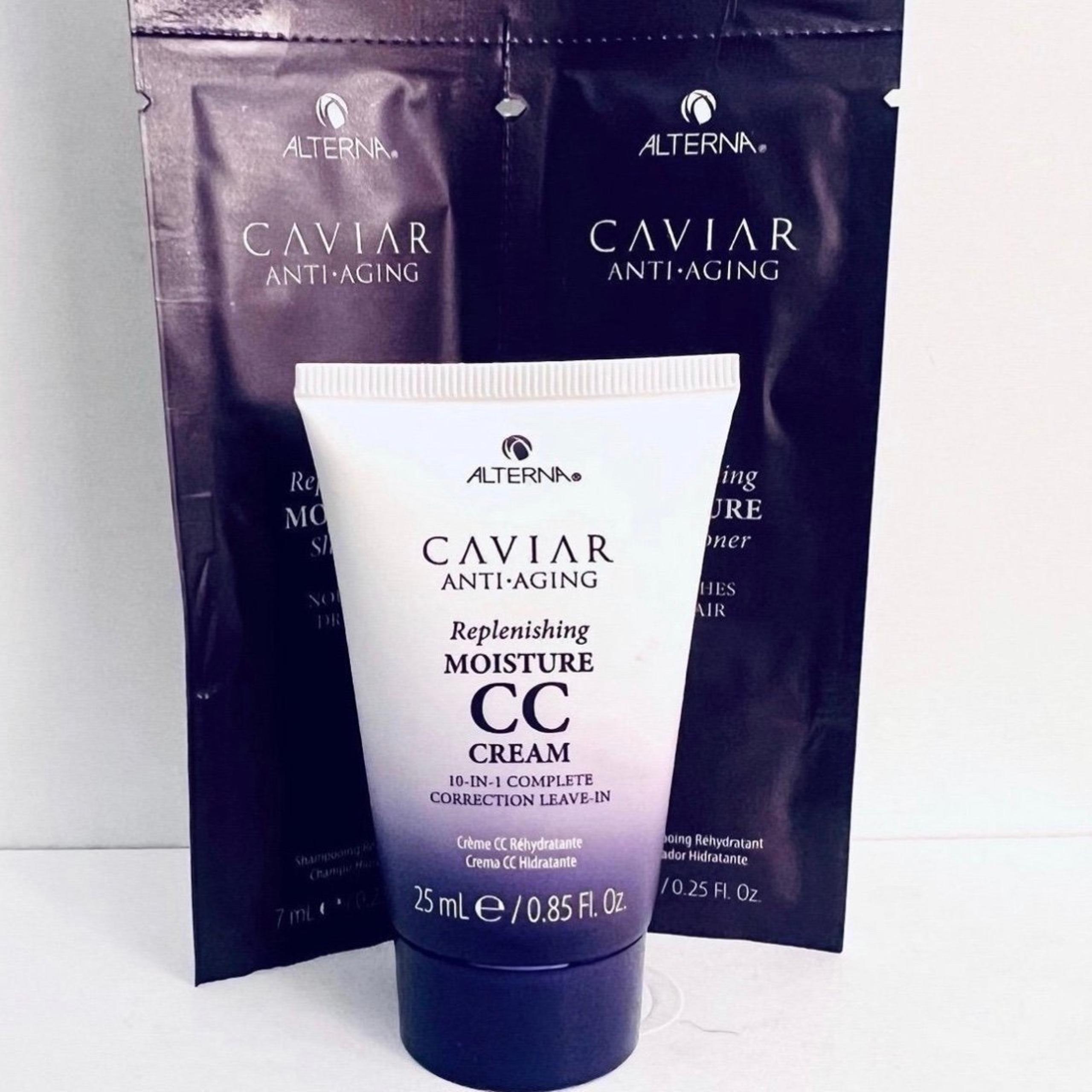 Alterna CAVIAR Anti-Aging Replenishing Moisture CC Cream Mini Sample Set