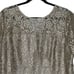 Kay Unger Gold Lace Tiered Cocktail Dress| Size 16W
