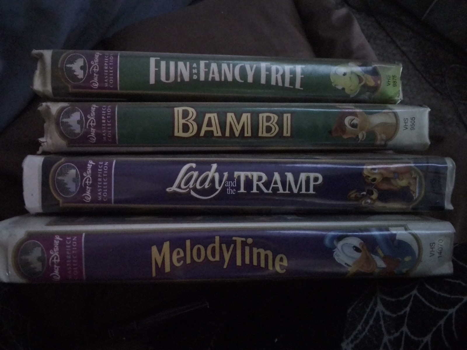 Lot vintage rare Disney VHS tapes