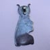 Vintage silvertone egyptian pendant….detailed