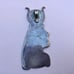 Vintage silvertone egyptian pendant….detailed