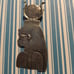 Vintage silvertone egyptian pendant….detailed