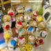 Vintage Reverse panited prayer glass beads