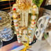 Vintage Reverse panited prayer glass beads