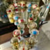 Vintage Reverse panited prayer glass beads