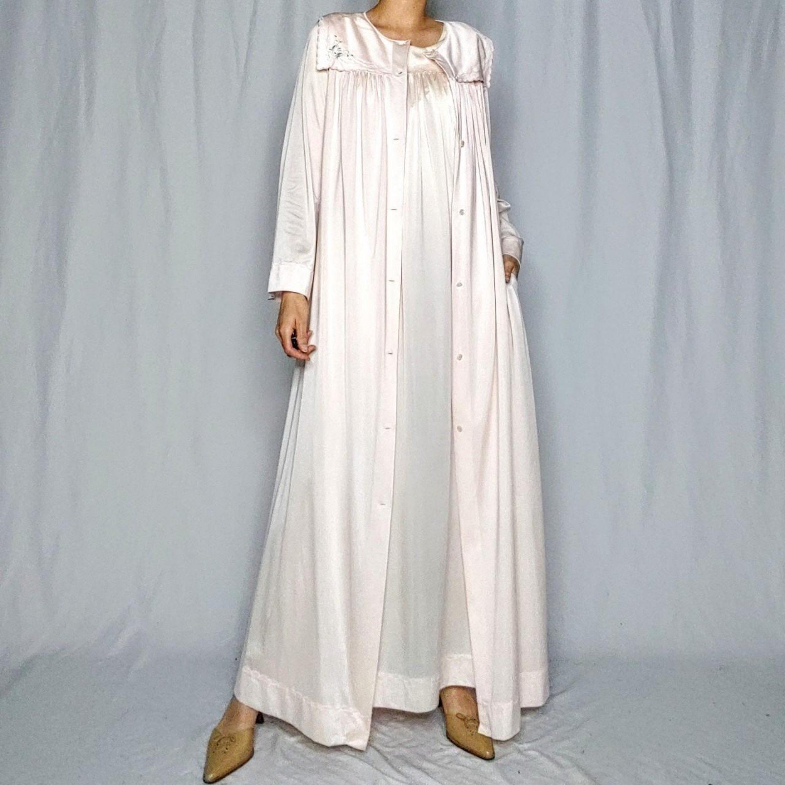 Vintage Shadowline peignoir set