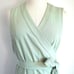 Everlane The Japanese Goweave Sleeveless Wrap Dress Size 8 Light Green Size 8 NW