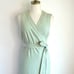Everlane The Japanese Goweave Sleeveless Wrap Dress Size 8 Light Green Size 8 NW
