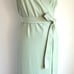 Everlane The Japanese Goweave Sleeveless Wrap Dress Size 8 Light Green Size 8 NW