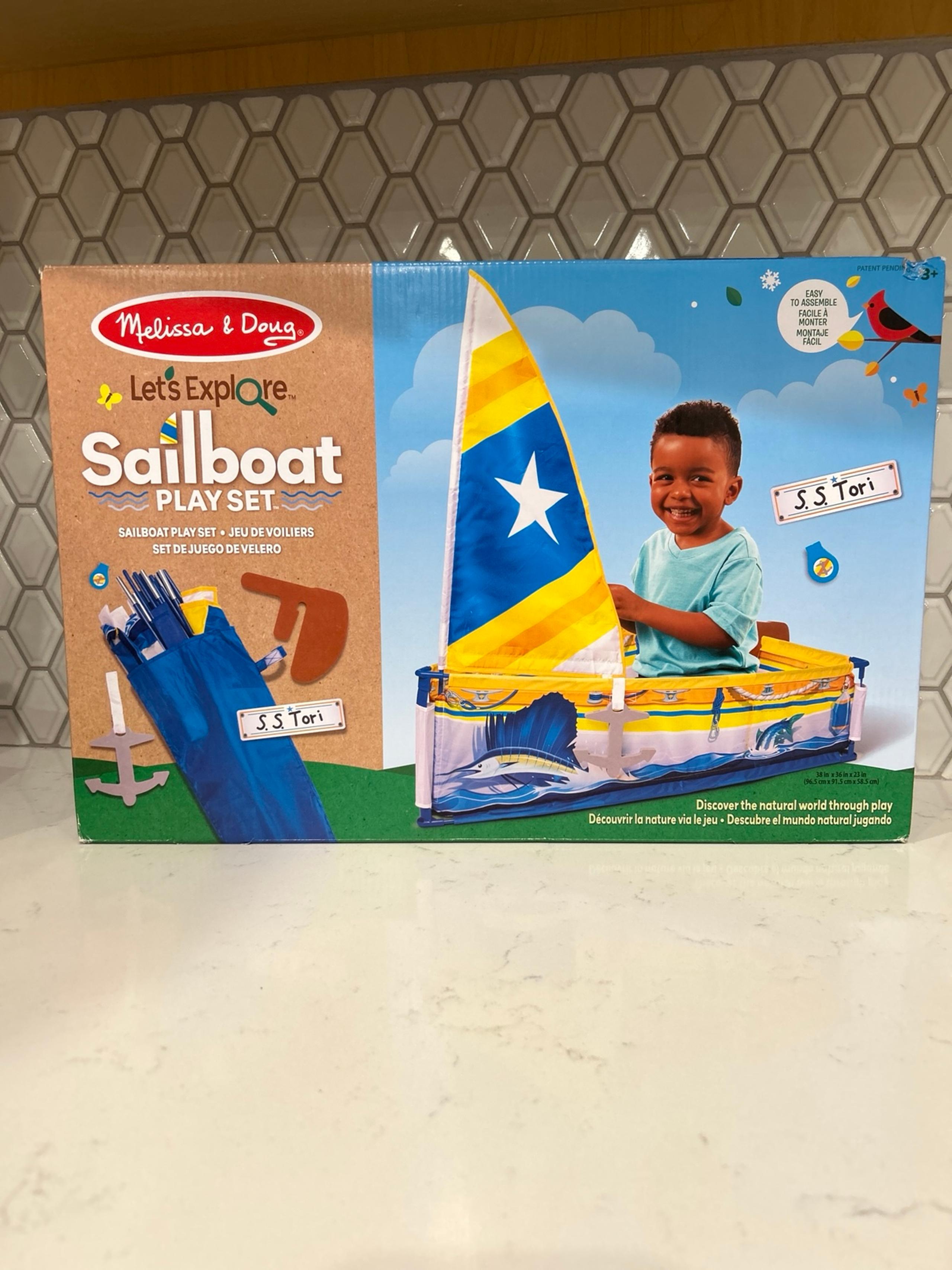 NEW Melissa & Doug Sailboat Play Set