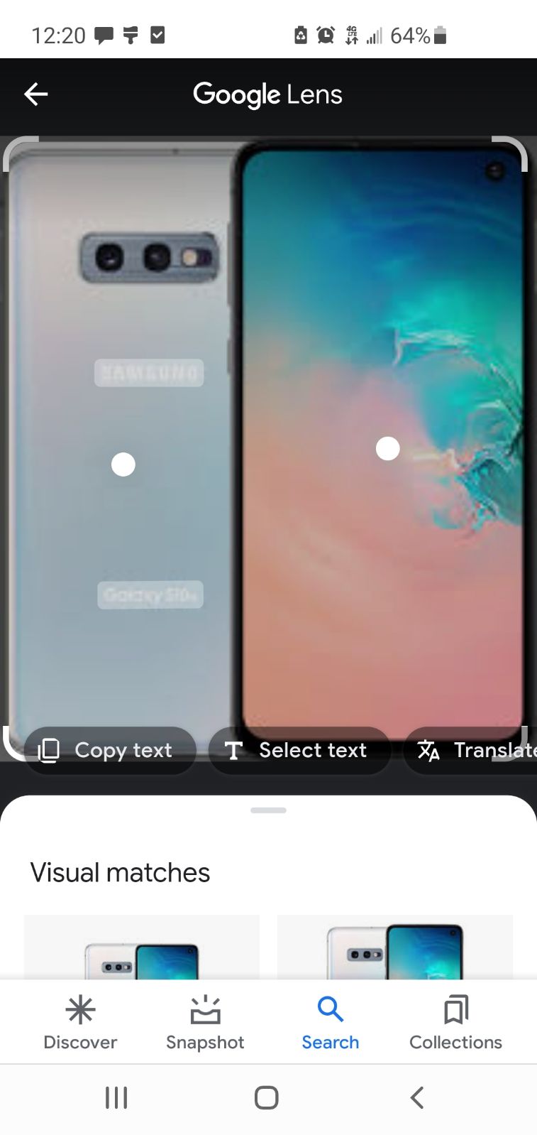 Samsung Galaxy S10e 128 GB in Prism Blue T-Mobile