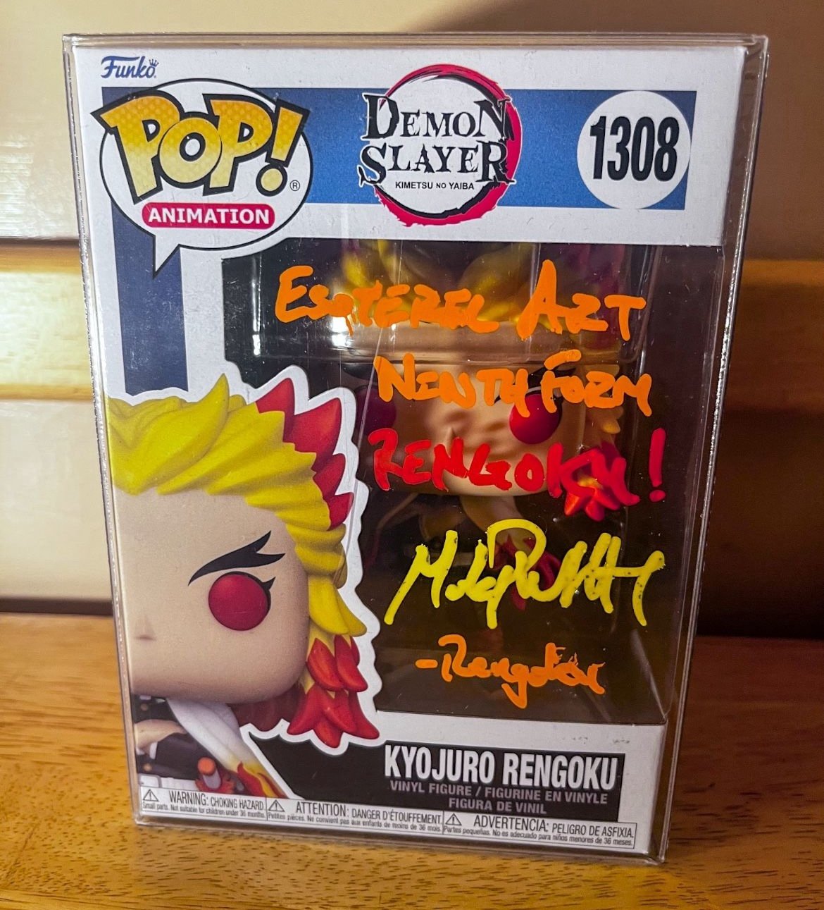Signed Rengoku Funko Pop