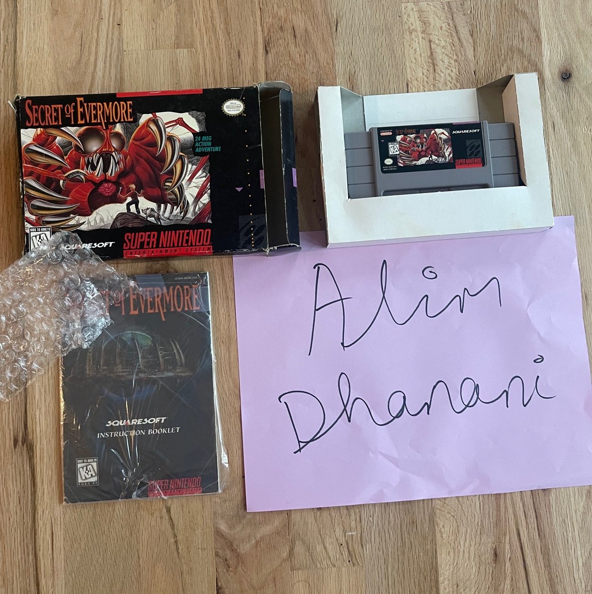 Secret of Evermore (Super Nintendo Entertainment) SNES CIB Includes Manual