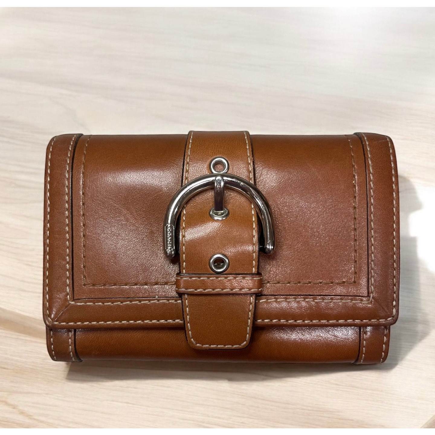 Y2K Coach Soho Leather Buckle Wallet