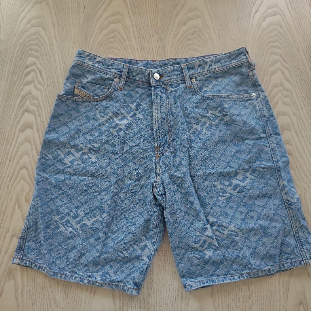 DIESEL Denim Shorts Light Blue