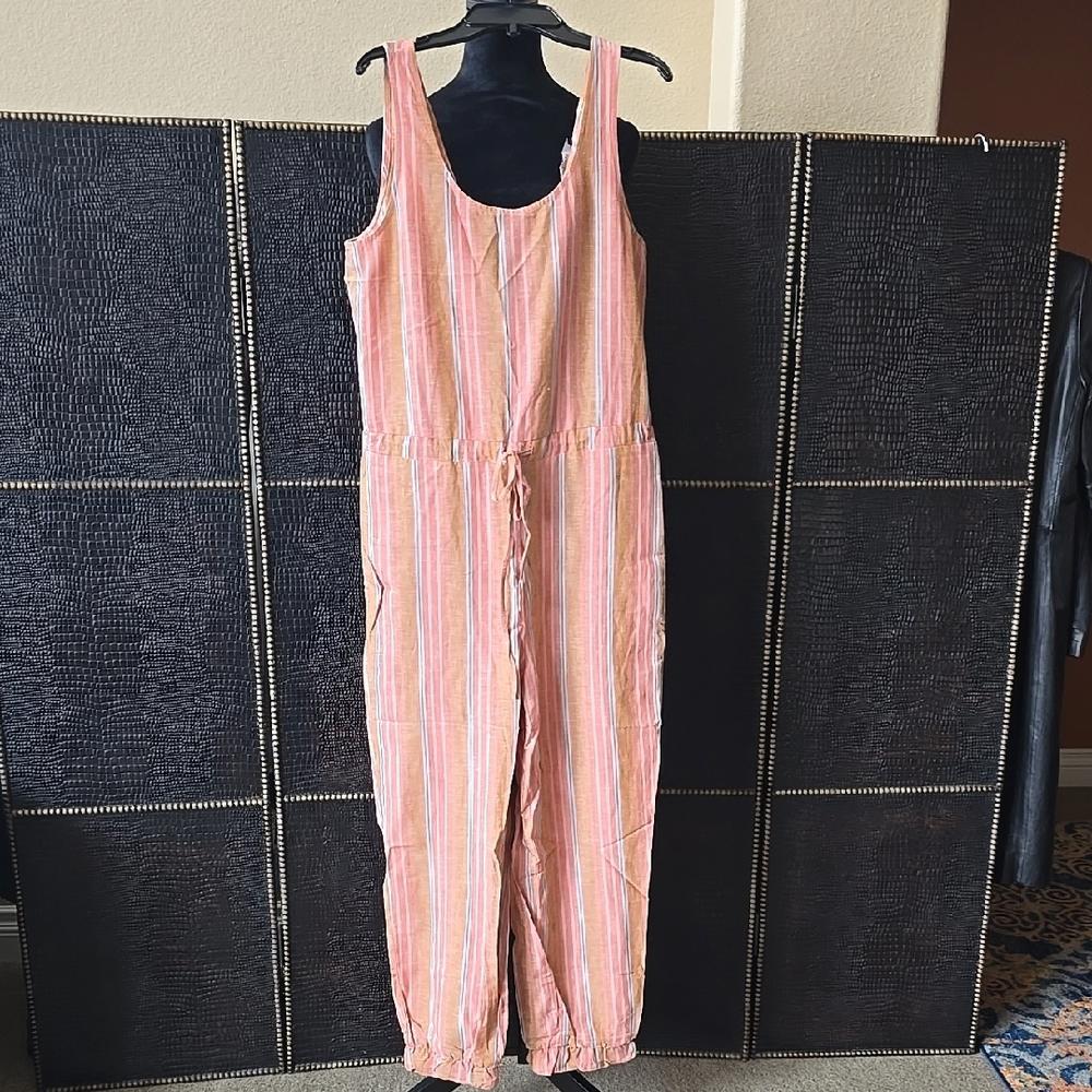 Striped Pink Jumpsuit