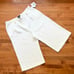 ELLEN TRACY 100% linen cropped trousers pants XL