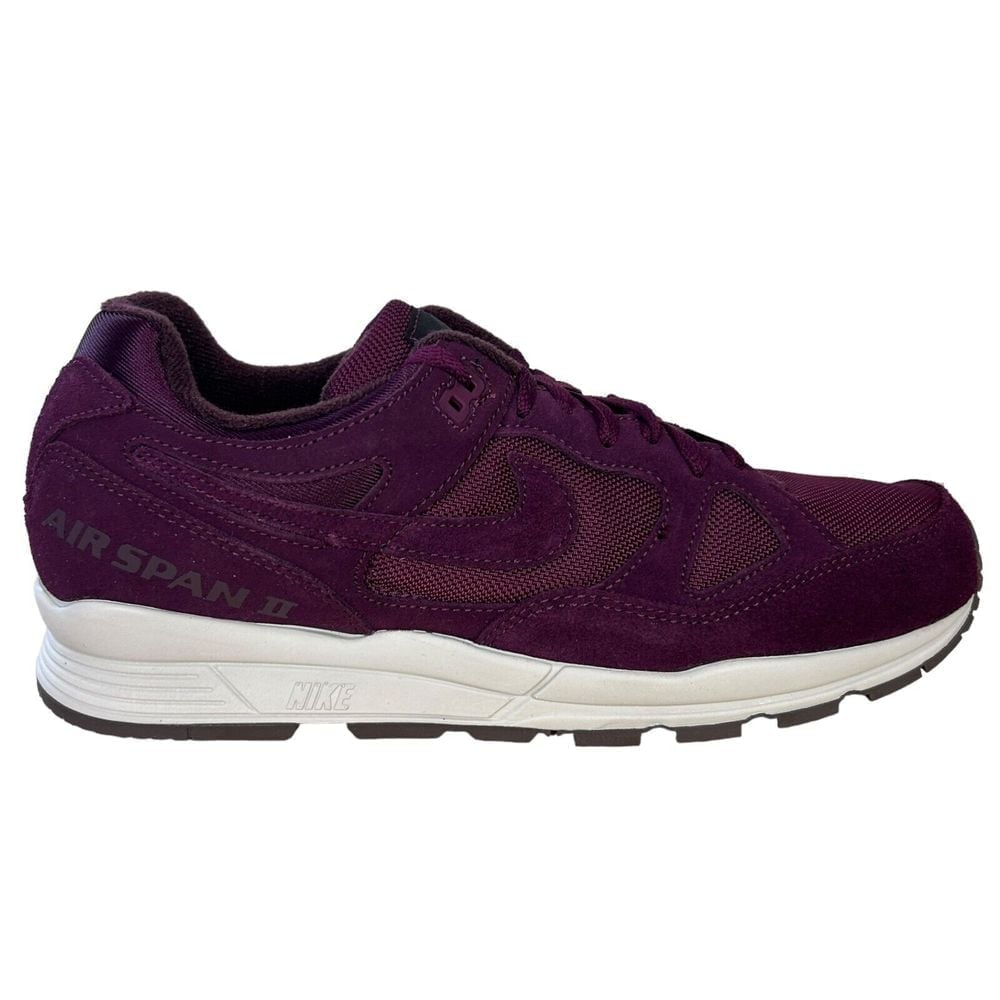 NEW Nike Air Span 2 Premium Men's 10 (EU 44) Bordeaux Desert Sand Suede Sneakers