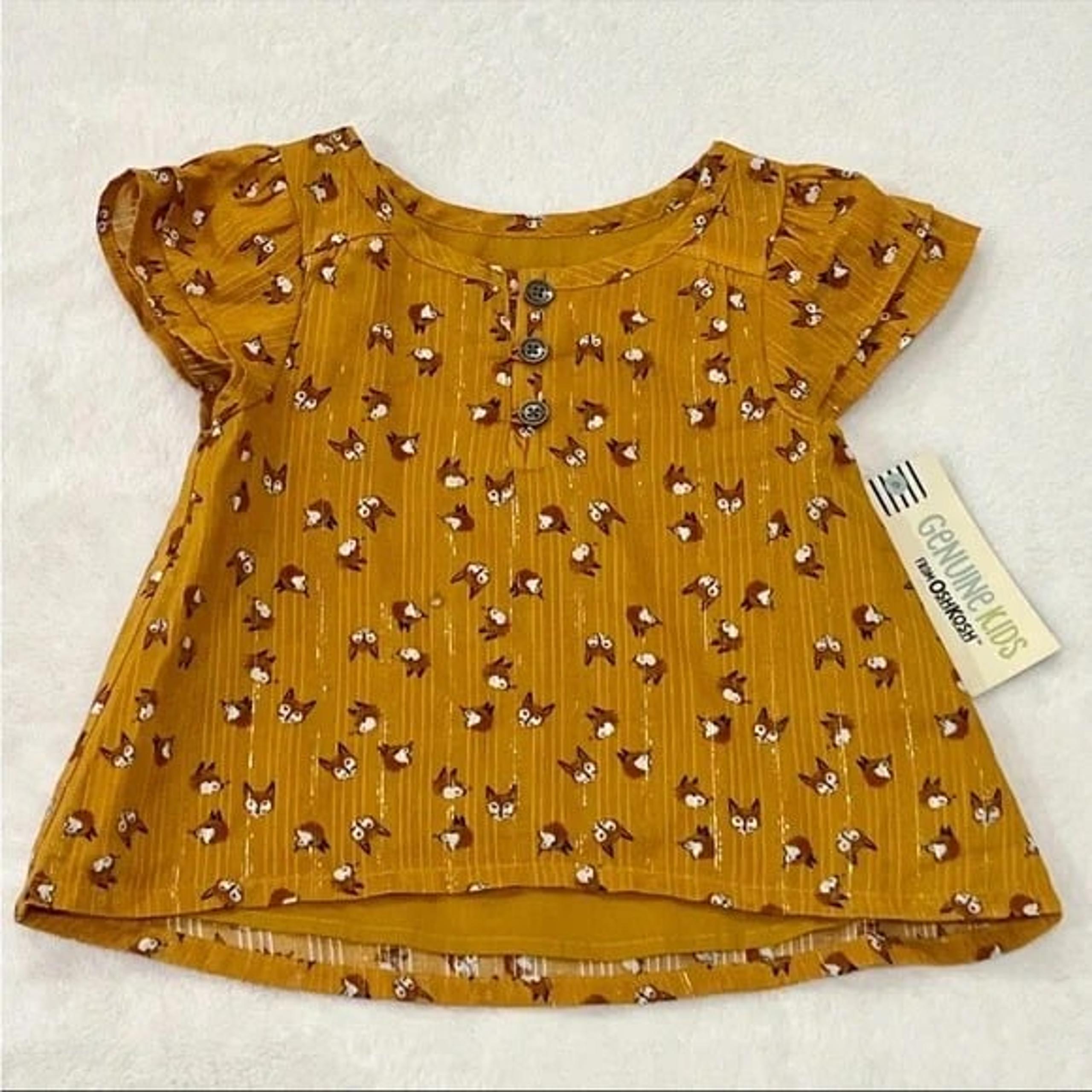Oshkosh Orange Fox Top (18M )