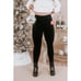 Spanx Velvet High Waisted Sculpting Leggings in black Womens Small