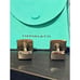 Tiffany & Co Atlas Titanium Roman Numeral CuffLinks
