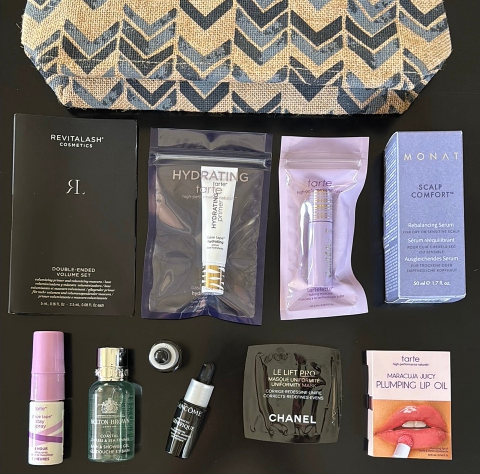 11 Piece Beauty Bundle + Pouch (Chanel, Tarte, Lancome & More!)