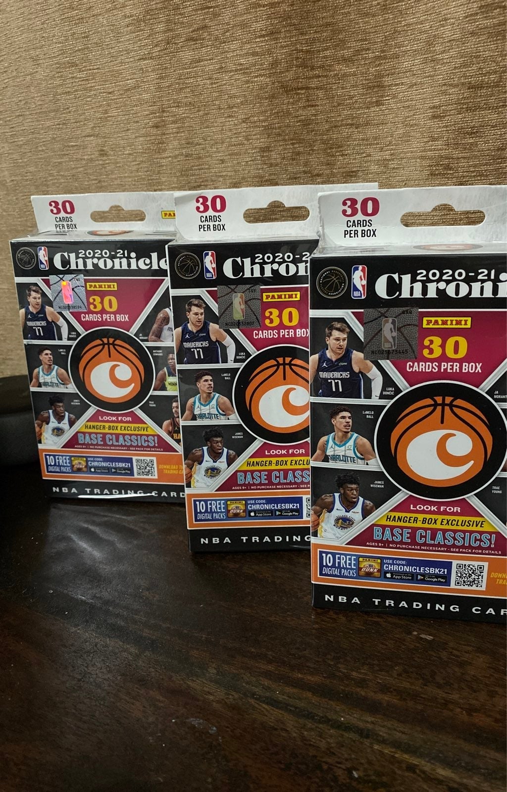 2020-2021 chronicles basketball hanger box 3x