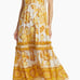 FARM RIO Aura Floral Ruffled Midi Swiss Dot Dress size Small NWT 235