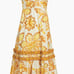 FARM RIO Aura Floral Ruffled Midi Swiss Dot Dress size Small NWT 235