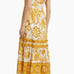 FARM RIO Aura Floral Ruffled Midi Swiss Dot Dress size Small NWT 235