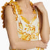 FARM RIO Aura Floral Ruffled Midi Swiss Dot Dress size Small NWT 235