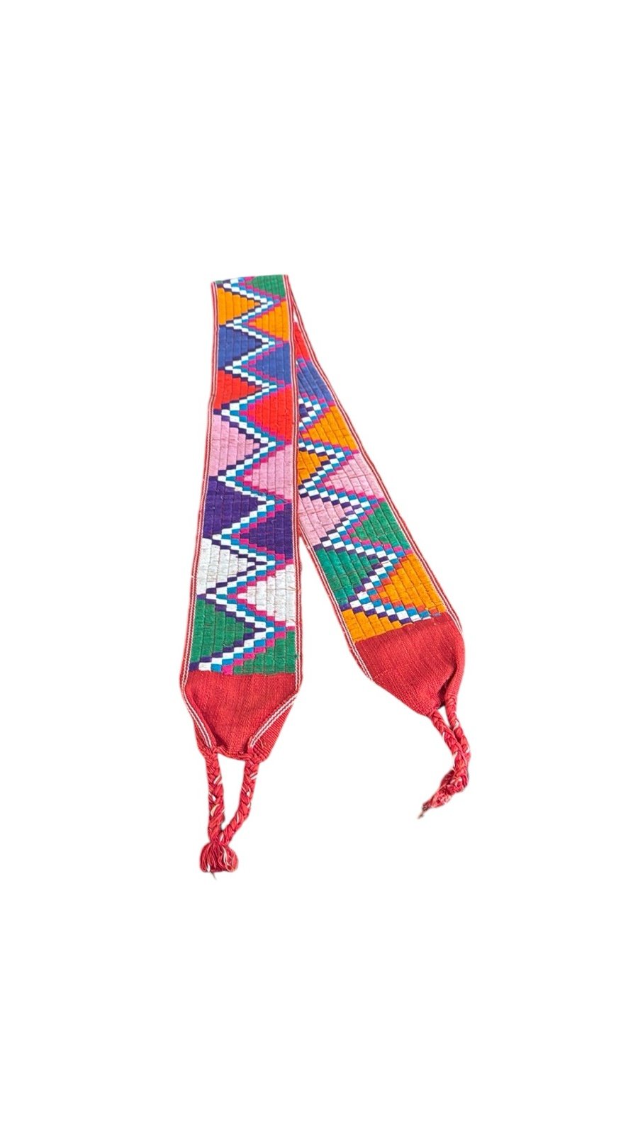 Vintage Handmade Guatemalan Faja (belt) Circa Late 70’s Early 80’s 4”x56”