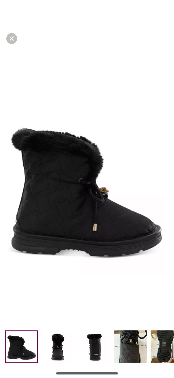 NWOT Kurt Geiger London Orson Puffer Booties
